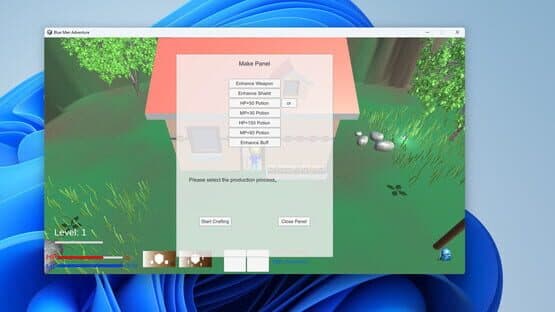 Blue Man Adventure — screenshot 1