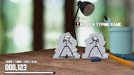 Keyboard Warrior Stickman: Typing Beat Em Up — screenshot 1
