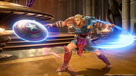 Marvel vs. Capcom: Infinite - Captain America Gladiator Costume — screenshot 1
