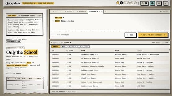 Ghost in the SQL Data — screenshot 1