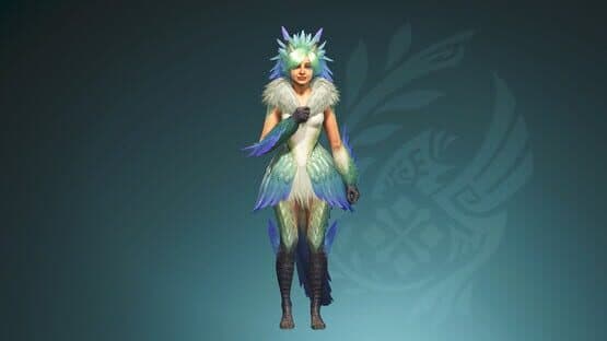 Monster Hunter Wilds: Alma Outfit - Featherskirt Seikret Dress — screenshot 1