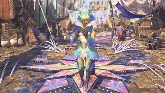 Monster Hunter Wilds: Alma Outfit - Featherskirt Seikret Dress — screenshot 3