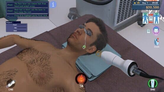 Hair Removal Salon Simulator — screenshot 2