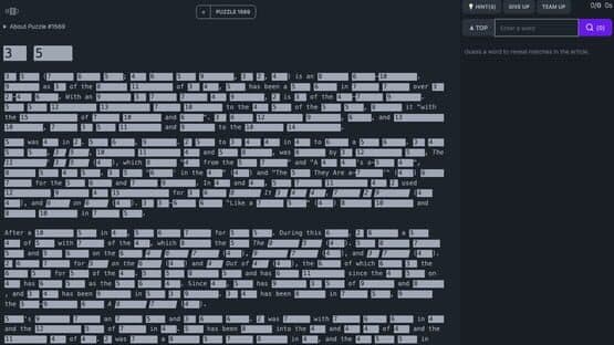 Redactle — screenshot 1