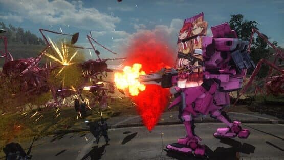 Earth Defense Force 5: Air Raider Piloted Weapon - Combat Frame Phantasia Shield Nyx — screenshot 4