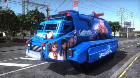 Earth Defense Force 5: Air Raider Vehicle - Caliban Armored Ambulance Joyful Marking — screenshot 1
