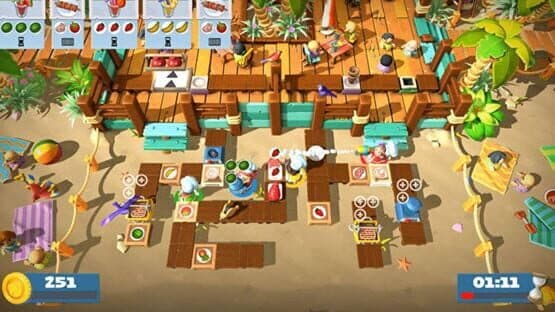 Overcooked! 2: Surf 'n' Turf — screenshot 1