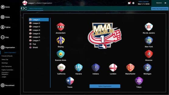 MMA Team Manager — screenshot 3