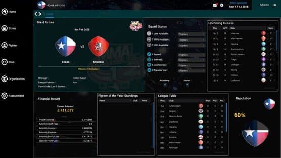 MMA Team Manager — screenshot 5