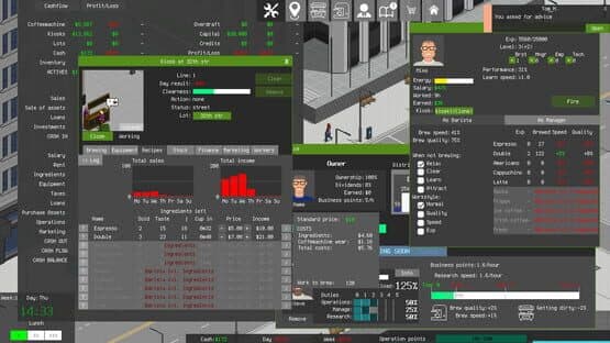 CoffeeBiz Tycoon — screenshot 2