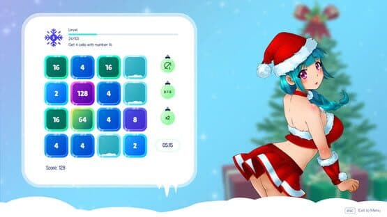 Winter Girls 2048 — screenshot 3