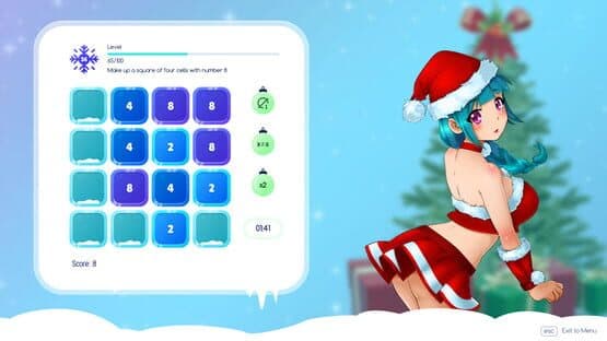 Winter Girls 2048 — screenshot 5
