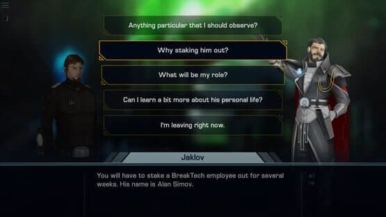 S.A.I.A awaknening: a Robothorium visual novel — screenshot 1