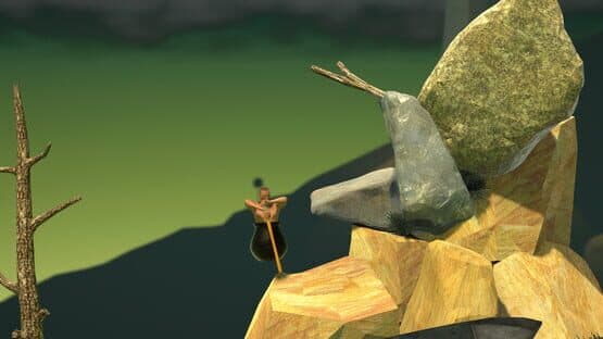 Getting Over It with Bennett Foddy — screenshot 1