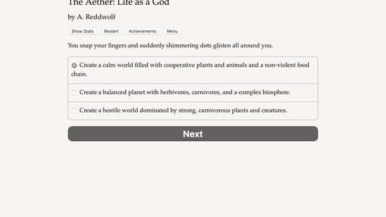 The Aether: Life as a God — screenshot 1