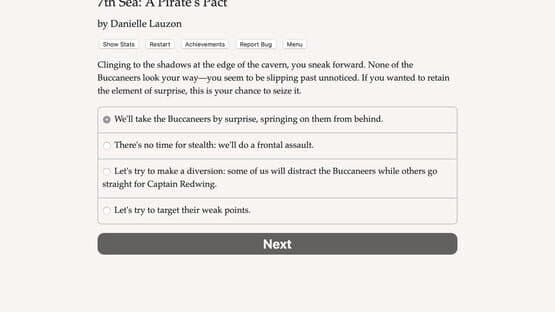 7th Sea: A Pirate's Pact — screenshot 1