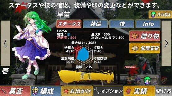 Touhou Suijin Kairou: Faith in the Goddess of Suwa. — screenshot 3