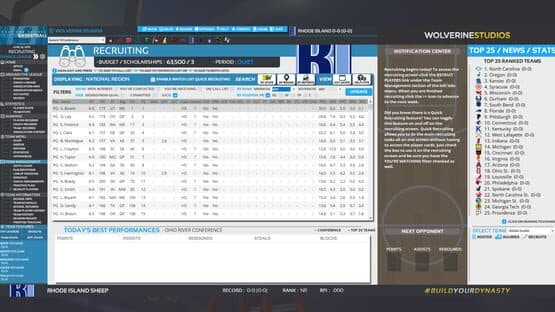Draft Day Sports: College Basketball 2019 — screenshot 6