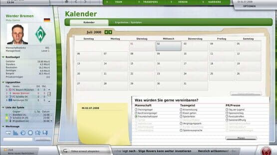FIFA Manager 09 — screenshot 1