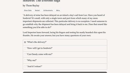 Sordwin: The Evertree Saga — screenshot 1