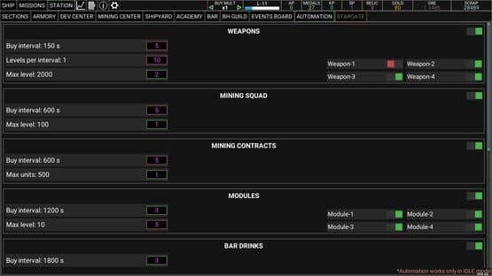 Idle Space Raider — screenshot 1