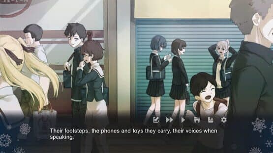 Winter's Empty Mask - Visual novel — screenshot 1