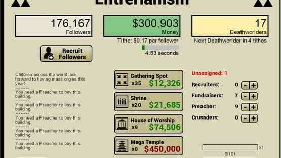 Religious Idle — screenshot 2
