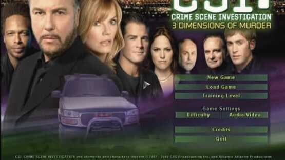 CSI: 3 Dimensions of Murder — screenshot 1