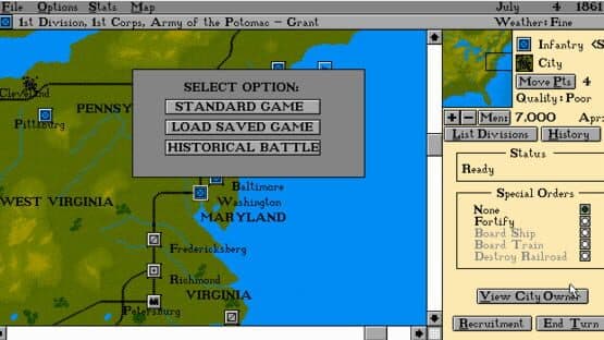 Edward Grabowski's: The Blue & The Gray — screenshot 1
