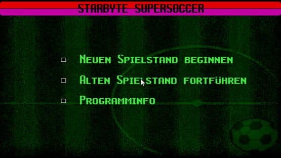 Starbyte Super Soccer — screenshot 2