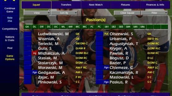 Championship Manager: Season 00/01 — screenshot 1