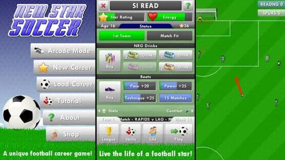 New Star Soccer — screenshot 2