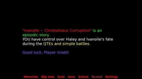 Ivanoile ~ Christalixeur Corruption — screenshot 1