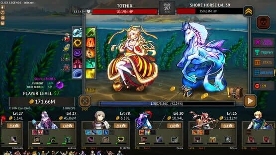 Click Legends — screenshot 1
