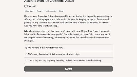 Asteroid Run: No Questions Asked — screenshot 1