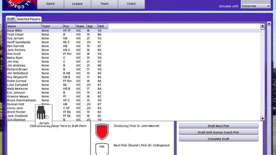 Australian Football Coach 2019 — screenshot 3
