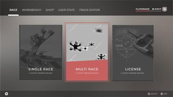 Drone tracks — screenshot 1