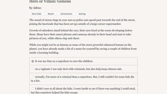 Hero or Villain: Genesis — screenshot 5