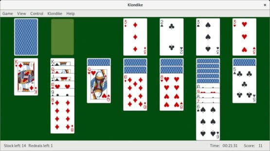 Gnome Aisleriot — screenshot 1