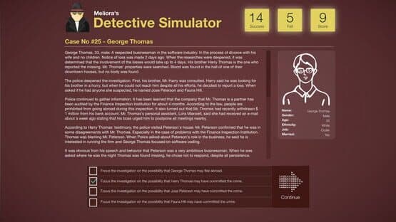 Meliora's Detective Simulator — screenshot 1