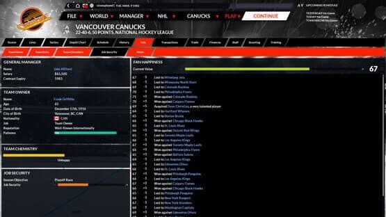 Franchise Hockey Manager 6 — screenshot 6