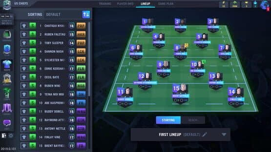 Blackout Rugby Manager — screenshot 5