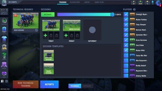 Blackout Rugby Manager — screenshot 7
