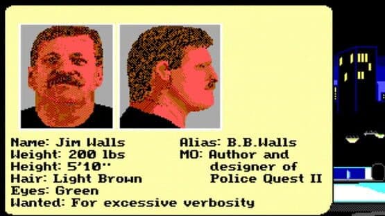 Police Quest II: The Vengeance — screenshot 2