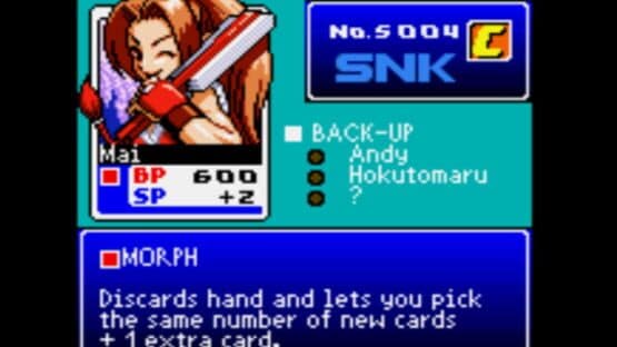 SNK vs. Capcom Card Fighters' Clash - SNK Card Fighter's Version — screenshot 1