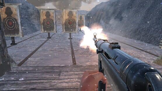 World War 2 Winter Gun Range VR Simulator — screenshot 1
