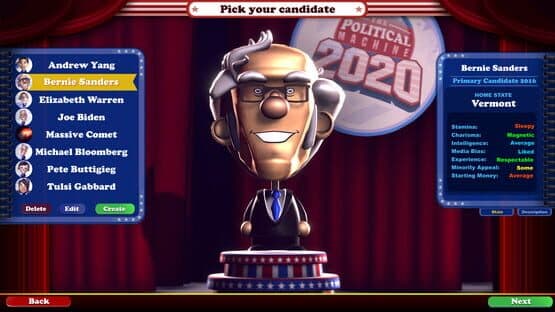 The Political Machine 2020 — screenshot 2