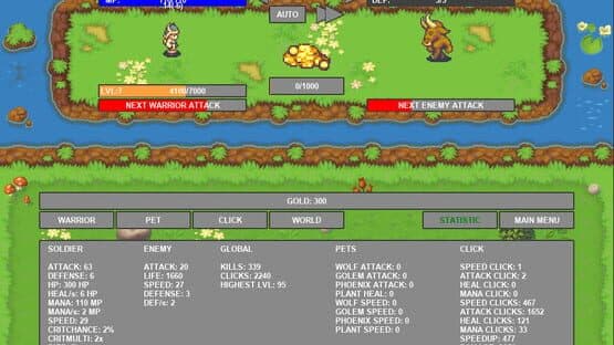 Idle Warrior — screenshot 1
