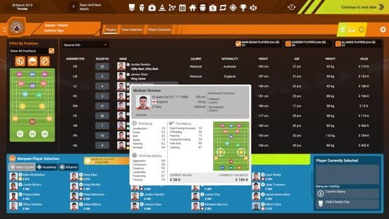 Rugby League Team Manager 3 — screenshot 4