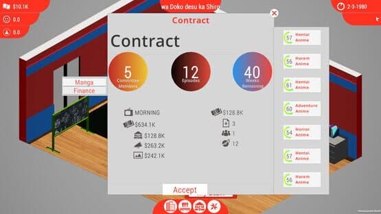 Anime Studio Tycoon — screenshot 2